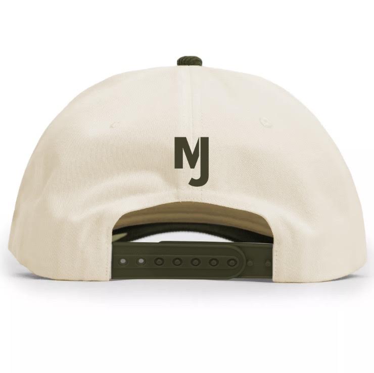 What's Ur Name Bro Hat - Cream/Olive Green